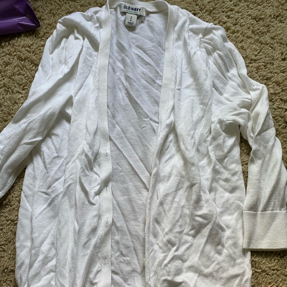 white button up